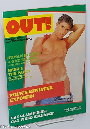 Imagen del vendedor de Out! New Zealand's alternative lifestyle #106, December 1992: Police Minister Exposed! a la venta por Bolerium Books Inc.