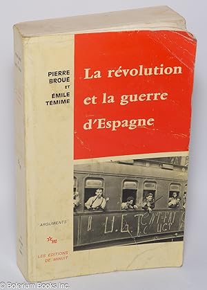 Imagen del vendedor de La rvolution et la guerre d'Espagne a la venta por Bolerium Books Inc.