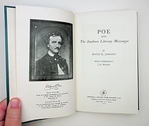 Bild des Verkufers fr Poe and the Southern Literary Messenger zum Verkauf von Kuenzig Books ( ABAA / ILAB )