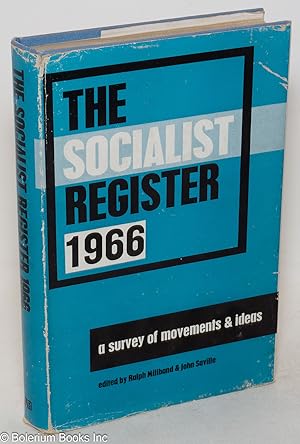 Seller image for The Socialist Register 1966 for sale by Bolerium Books Inc.