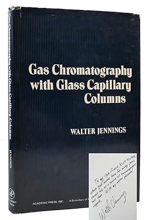 Imagen del vendedor de GAS CHROMATOGRAPHY WITH GLASS CAPILLARY COLUMNS SIGNED a la venta por Rare Book Cellar