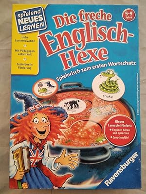 Bild des Verkufers fr Die freche Englisch-Hexe - Spielerisch zum ersten Wortschatz [Lernspiel]. Achtung: Nicht geeignet fr Kinder unter 3 Jahren. zum Verkauf von KULTur-Antiquariat