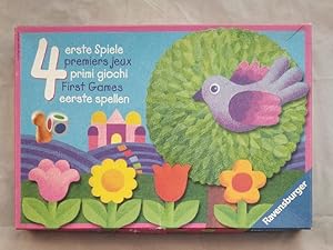 4 erste Spiele [Kinderspiel]. Achtung: Nicht geeignet für Kinder unter 3 Jahren.