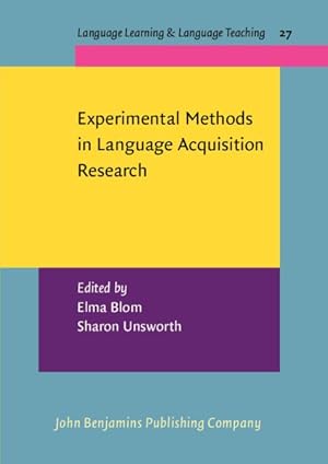 Immagine del venditore per Experimental Methods in Language Acquisition Research venduto da GreatBookPricesUK