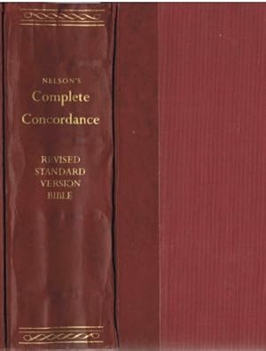 Bild des Verkufers fr Nelson's complete concordance of the Revised standard version of the Bible zum Verkauf von WeBuyBooks