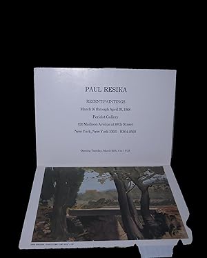 Seller image for Paul Resika: Recent Paintings for sale by Marc J. Bartolucci