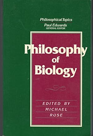 Imagen del vendedor de Philosophy of Biology (Philosophical topics) a la venta por WeBuyBooks