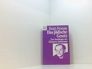 Bild des Verkufers fr Das jdische Gesetz. Zur Soziologie des Diaspora-Judentums Bd. 2. Das jdische Gesetz : zur Soziologie des Diaspora-Judentums zum Verkauf von Book Broker