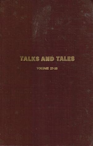 Seller image for Talks and Tales: Volume 27-28 for sale by Bookshop Baltimore
