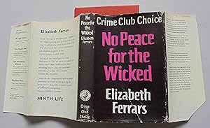 Seller image for NO PEACE FOR THE WICKED for sale by Instant Rare and Collectable