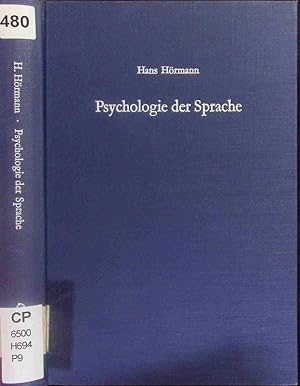 Seller image for Psychologie der Sprache. for sale by Antiquariat Bookfarm