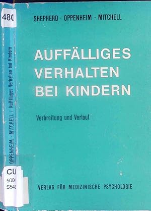 Bild des Verkufers fr Aufflliges Verhalten bei Kindern. zum Verkauf von Antiquariat Bookfarm