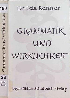 Seller image for Grammatik und Wirklichkeit. for sale by Antiquariat Bookfarm