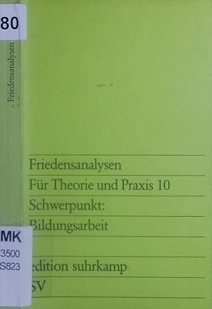 Seller image for Schwerpunkt: Bildungsarbeit. for sale by Antiquariat Bookfarm