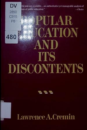 Seller image for Popular education and its discontents. for sale by Antiquariat Bookfarm