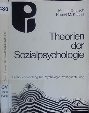 Imagen del vendedor de Theorien der Sozialpsychologie. a la venta por Antiquariat Bookfarm