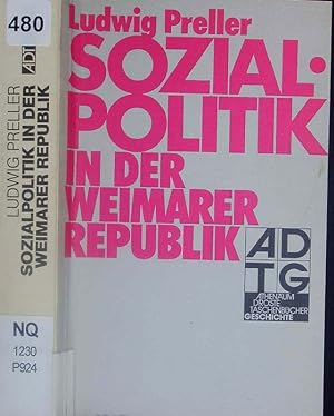 Seller image for Sozialpolitik in der Weimarer Republik. for sale by Antiquariat Bookfarm
