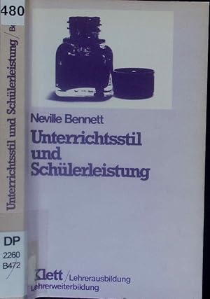 Seller image for Unterrichtsstil und Schlerleistung. for sale by Antiquariat Bookfarm