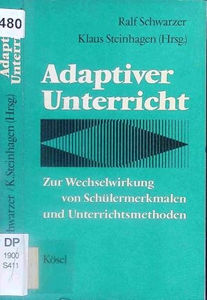 Imagen del vendedor de Adaptiver Unterricht. a la venta por Antiquariat Bookfarm