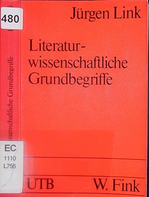 Seller image for Literaturwissenschaftliche Grundbegriffe. for sale by Antiquariat Bookfarm