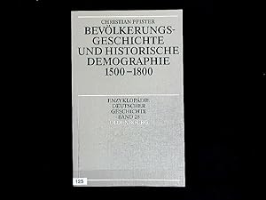 Bild des Verkufers fr Bevlkerungsgeschichte und historische Demographie 1500-1800. zum Verkauf von Antiquariat Bookfarm