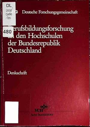 Bild des Verkufers fr Berufsbildungsforschung an den Hochschulen der Bundesrepublik Deutschland. zum Verkauf von Antiquariat Bookfarm