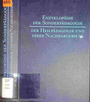 Immagine del venditore per Enzyklopdie der Sonderpdagogik, der Heilpdagogik und ihrer Nachbargebiete. venduto da Antiquariat Bookfarm
