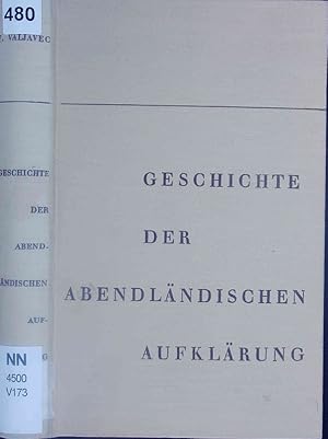 Imagen del vendedor de Geschichte der abendlndischen Aufklrung. a la venta por Antiquariat Bookfarm