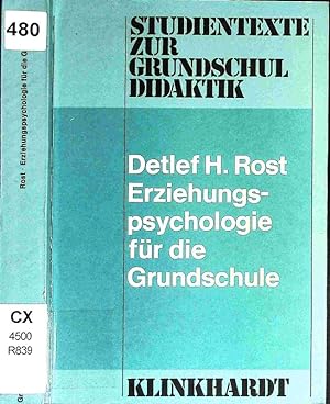 Seller image for Erziehungspsychologie fr die Grundschule. for sale by Antiquariat Bookfarm