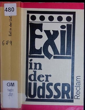 Bild des Verkufers fr Exil in der UdSSR. zum Verkauf von Antiquariat Bookfarm