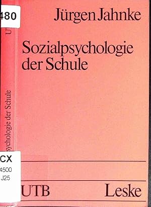 Immagine del venditore per Sozialpsychologie der Schule. venduto da Antiquariat Bookfarm