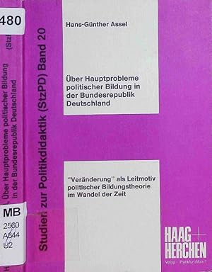 Bild des Verkufers fr ber Hauptprobleme politischer Bildung in der Bundesrepublik Deutschland. zum Verkauf von Antiquariat Bookfarm