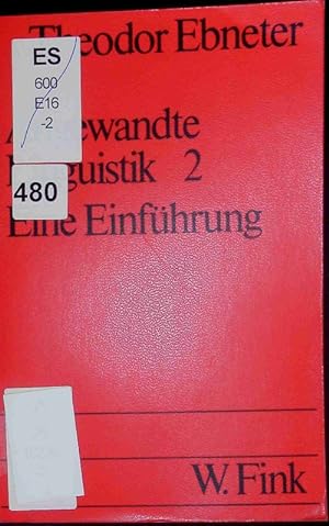 Imagen del vendedor de Angewandte Linguistik. 2. a la venta por Antiquariat Bookfarm