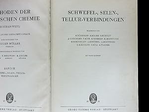 Bild des Verkufers fr Schwefel-, Selen-, Tellur-Verbindungen. Methoden der organischen Chemie Band IX. zum Verkauf von Antiquariat Bookfarm