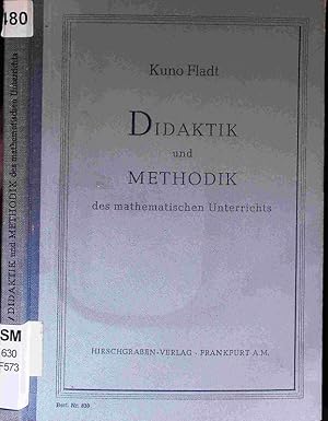 Seller image for Didaktik und Methodik des mathematischen Unterrichts. for sale by Antiquariat Bookfarm