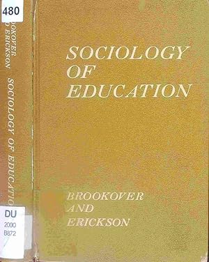 Bild des Verkufers fr Sociology of education. zum Verkauf von Antiquariat Bookfarm