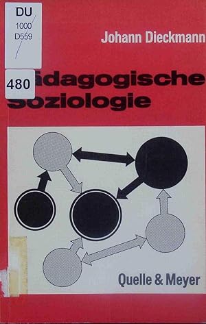 Bild des Verkufers fr Pdagogische Soziologie. zum Verkauf von Antiquariat Bookfarm