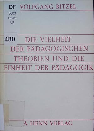 Immagine del venditore per Die Vielheit der pdagogischen Theorien und die Einheit der Pdagogik. venduto da Antiquariat Bookfarm
