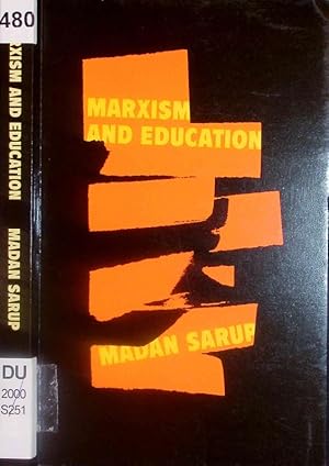 Bild des Verkufers fr Marxism and education. zum Verkauf von Antiquariat Bookfarm