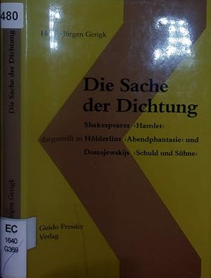 Bild des Verkufers fr Die Sache der Dichtung. zum Verkauf von Antiquariat Bookfarm