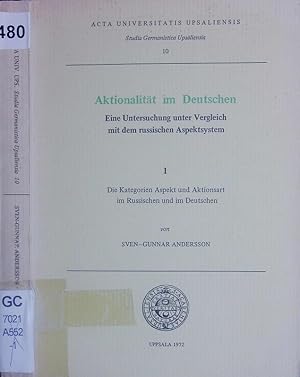 Bild des Verkufers fr Aktionalitt im Deutschen. 1. zum Verkauf von Antiquariat Bookfarm