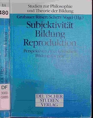 Seller image for Subjektivitt - Bildung - Reproduktion. for sale by Antiquariat Bookfarm