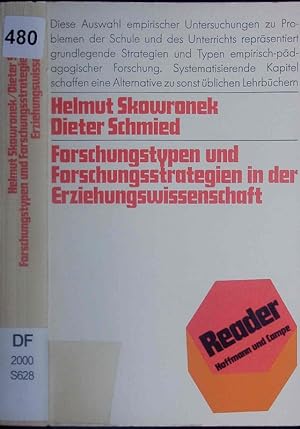 Seller image for Forschungstypen und Forschungsstrategien in der Erziehungswissenschaft. for sale by Antiquariat Bookfarm