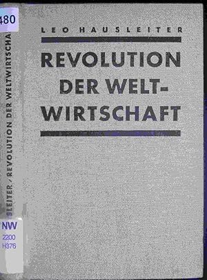 Imagen del vendedor de Revolution der Weltwirtschaft. a la venta por Antiquariat Bookfarm