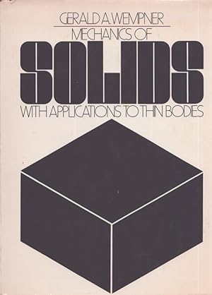 Immagine del venditore per Mechanics of Solids with Applications to Thin Bodies venduto da Moraine Books