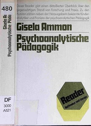 Bild des Verkufers fr Psychoanalytische Pdagogik. zum Verkauf von Antiquariat Bookfarm