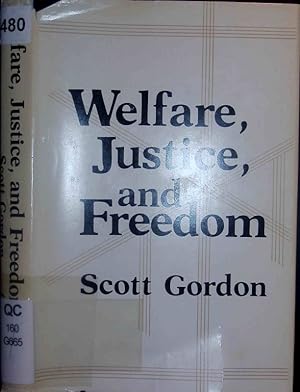Bild des Verkufers fr Welfare, justice, and freedom. zum Verkauf von Antiquariat Bookfarm