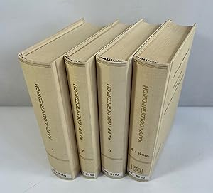 Bild des Verkufers fr Geschichte des deutschen Buchhandels. Band 1 bis 4. (= Im Auftrage des Brsenvereins der Deutschen Buchhndler herausgegeben von der Historischen Kommission desselben). zum Verkauf von Antiquariat Bookfarm