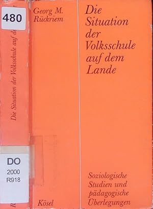 Imagen del vendedor de Die Situation der Volksschule auf dem Lande. a la venta por Antiquariat Bookfarm