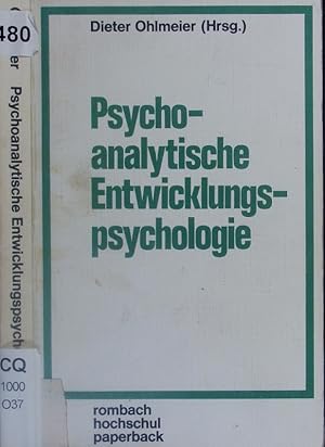 Seller image for Psychoanalytische Entwicklungspsychologie. for sale by Antiquariat Bookfarm